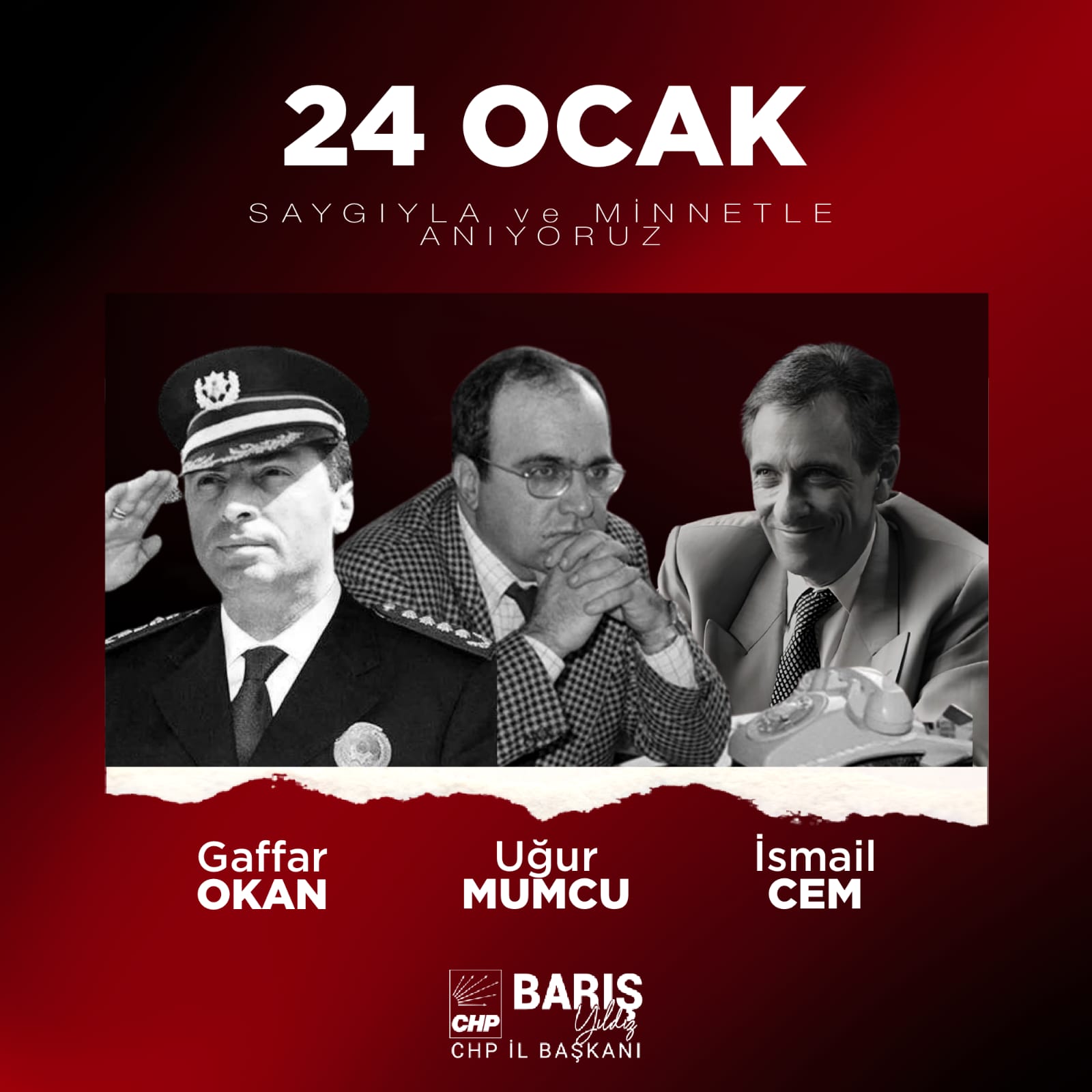 BARIS YILDIZ " 24 OCAK 31 OCAKADALET VE DEMOKRASİ HAFTASI