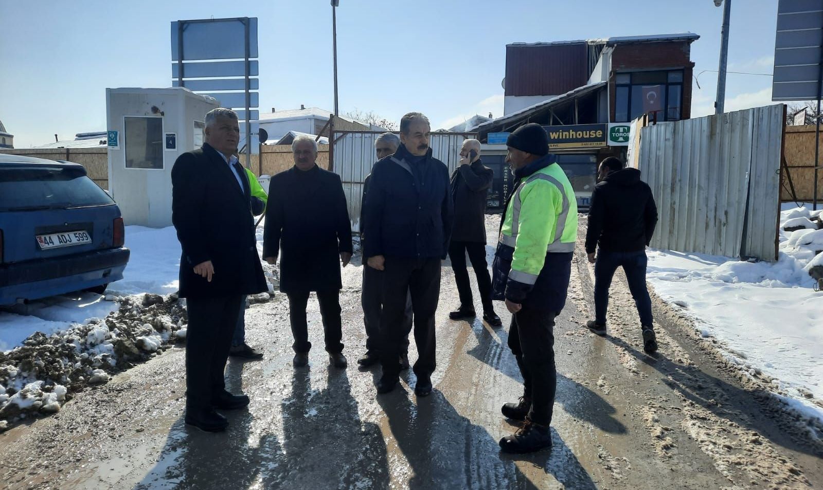 MESOB BAŞKANI KESKİNDEN AKÇADAĞ ESNAFINI ZİYARET